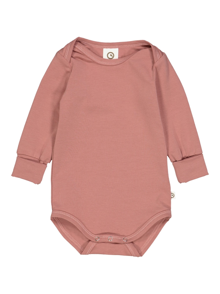 

Комбинезон/боди Müsli by GREEN COTTON, темно-розовый