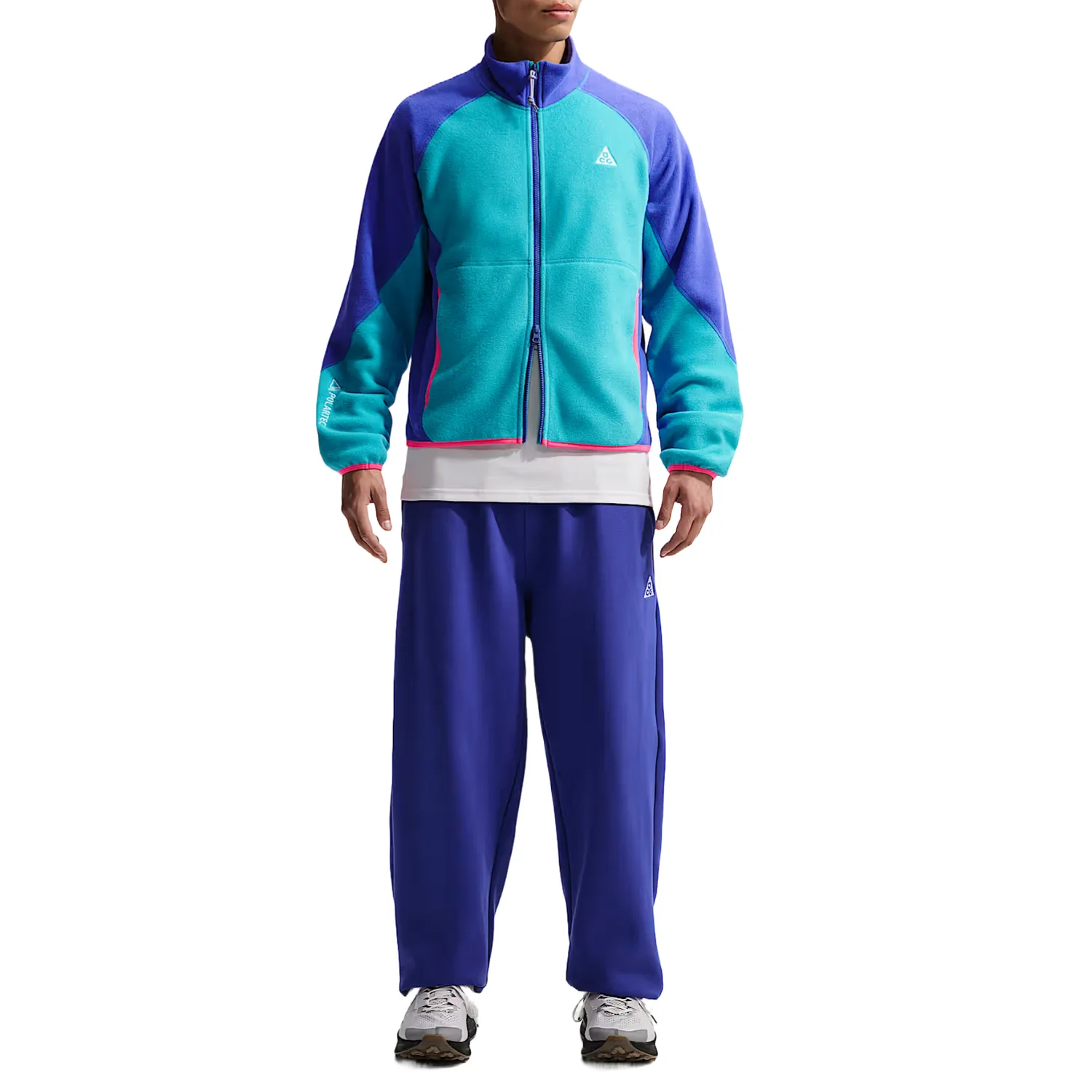 Куртка ACG Wolf Tree Unisex Nike, cactus зеленый/persian фиолетовый/transparent розовый/mountain белый
