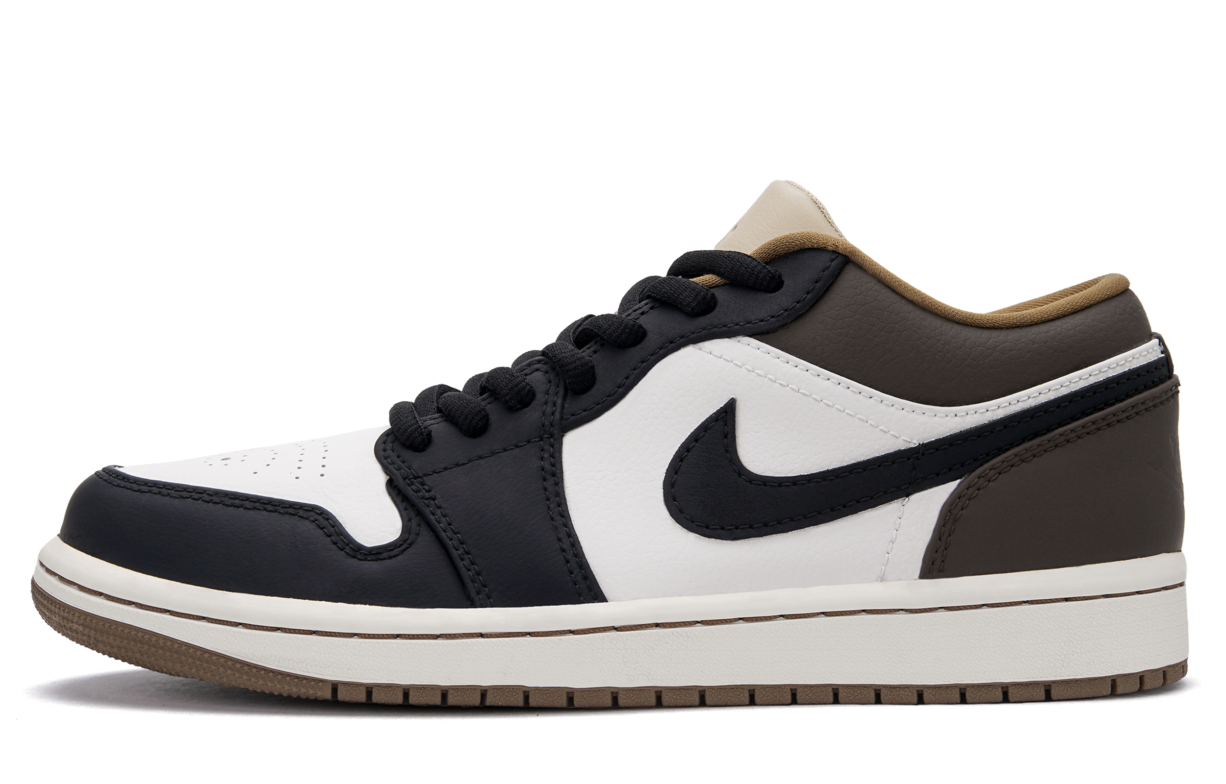 

Jordan Баскетбольные кроссовки Air 1 Brownie Low Top Vintage, мужские, черные, белые, коричневые