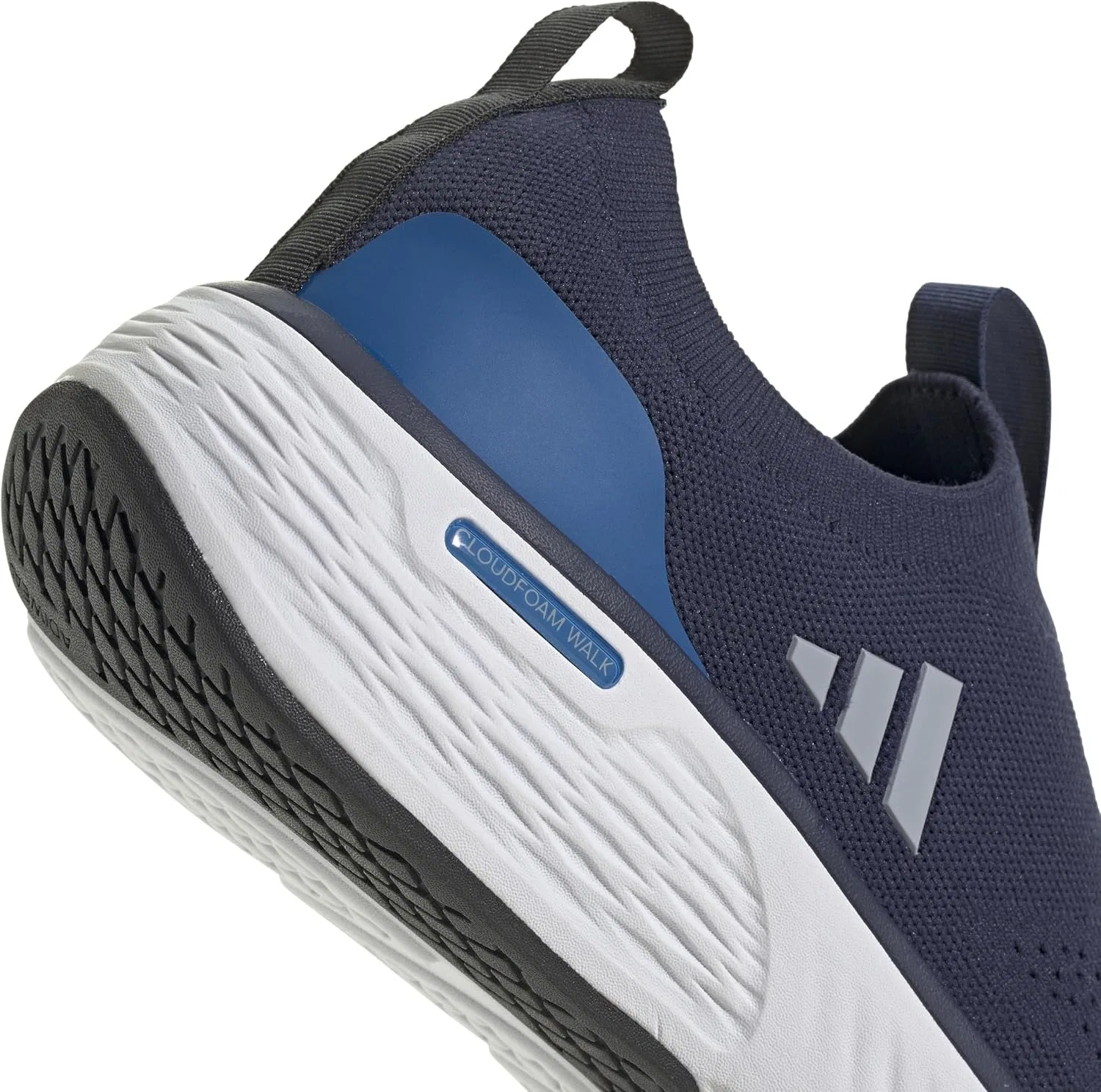 Мужские кроссовки-носки Adidas Cloudfoam Go, Dark Blue Halo Silver Core Black — фото 4