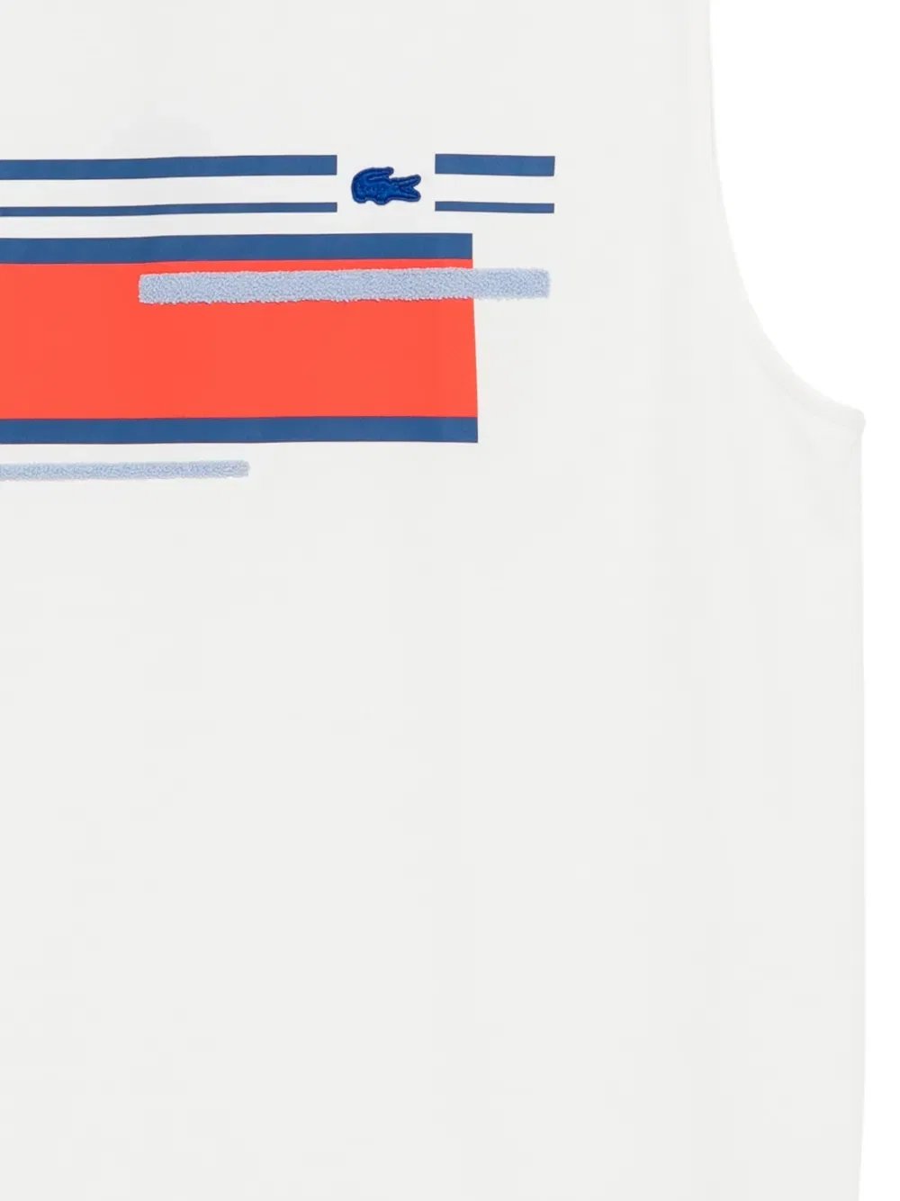 Жилет с принтом Lacoste, белый — фото 3