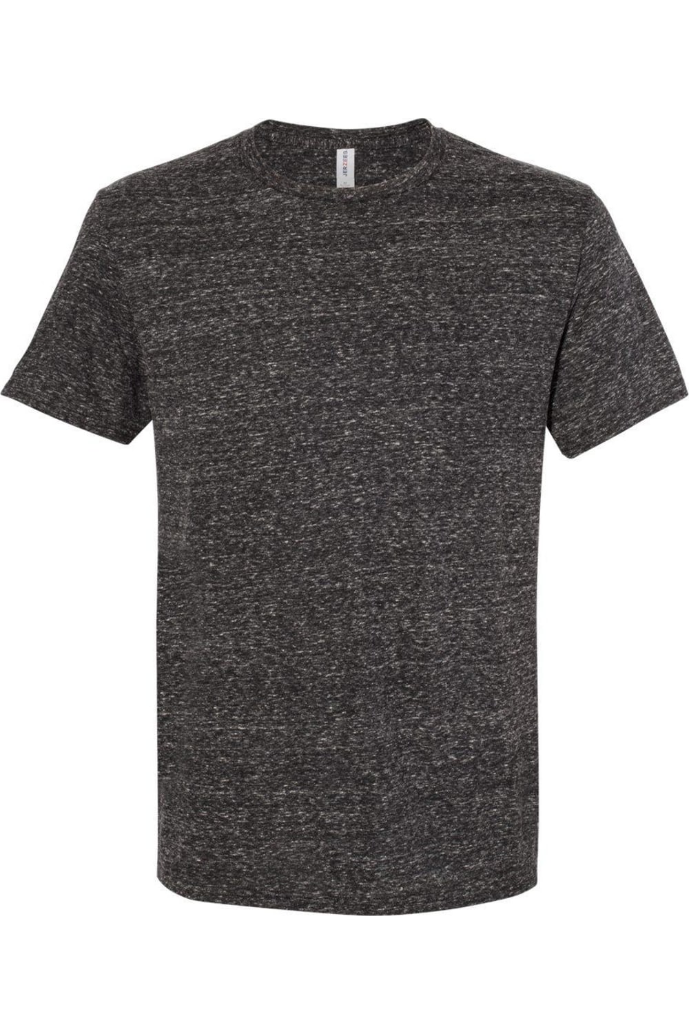 

Футболка JERZEES Snow Heather Jersey Crew, цвет black ink