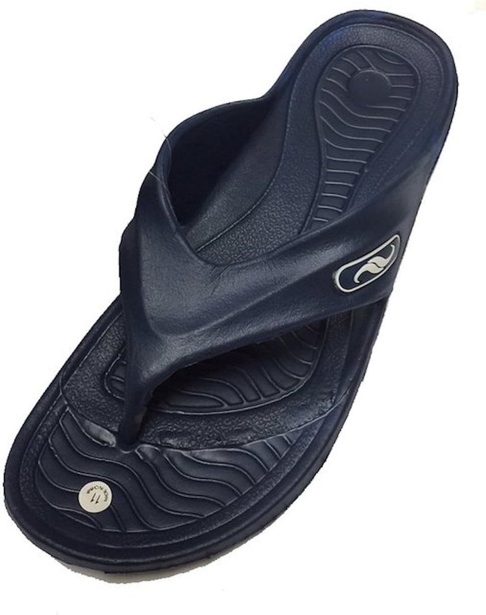 

Мужские резиновые сандалии GEAR ONE, удобные для душа и пляжа, шлепанцы (S-синий)