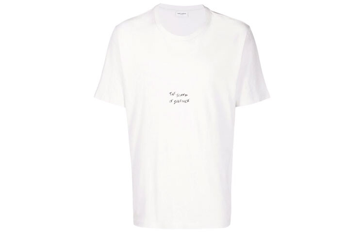 

Футболка мужская белая Saint Laurent, белый