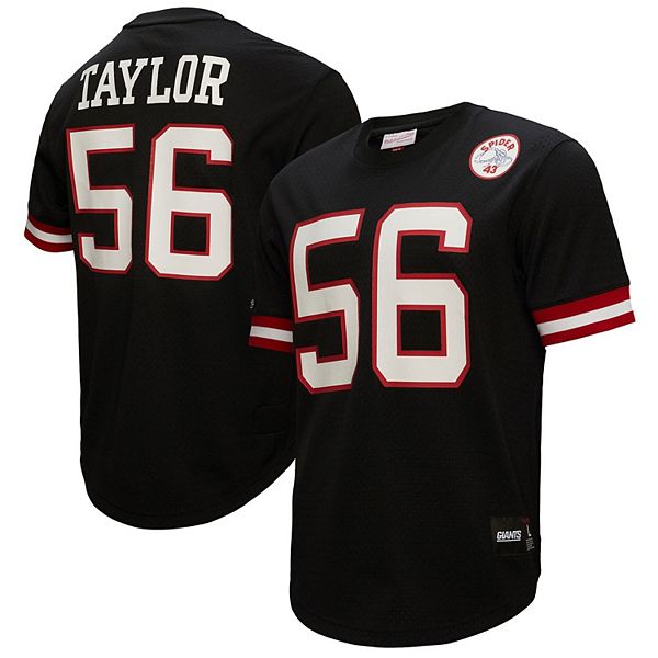 

Футболка с именем и номером игрока Men's Lawrence Taylor черная New York Giants Big & Tall Mitchell & Ness