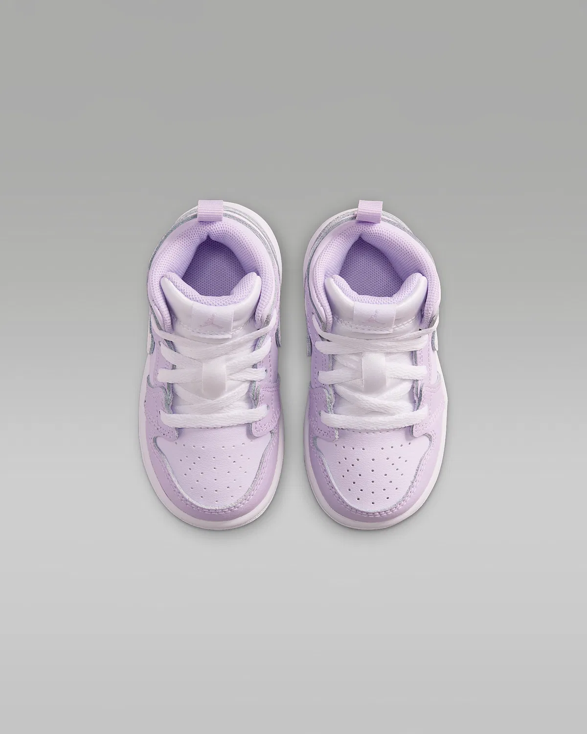 Кроссовки Jordan 1 Mid для малышей, Violet Mist/Barely Grape/White — фото 4