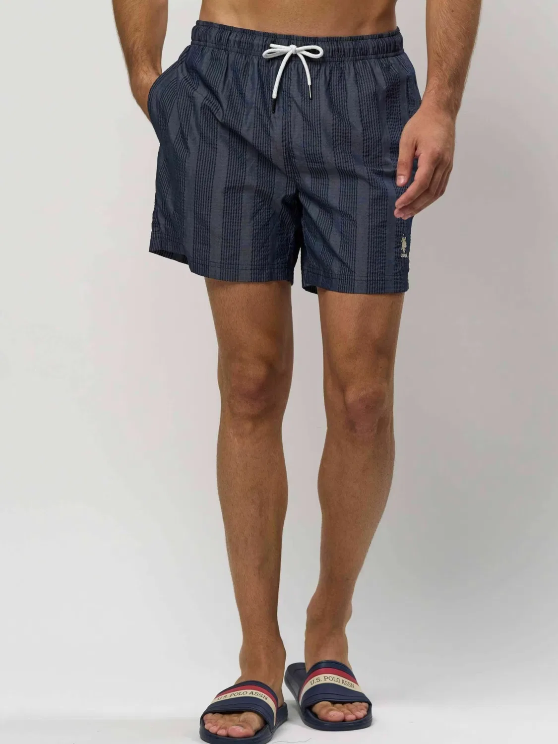 Пляжные шорты 'Carter Swimshorts' U.S. Polo Assn., Sapphire — фото 4