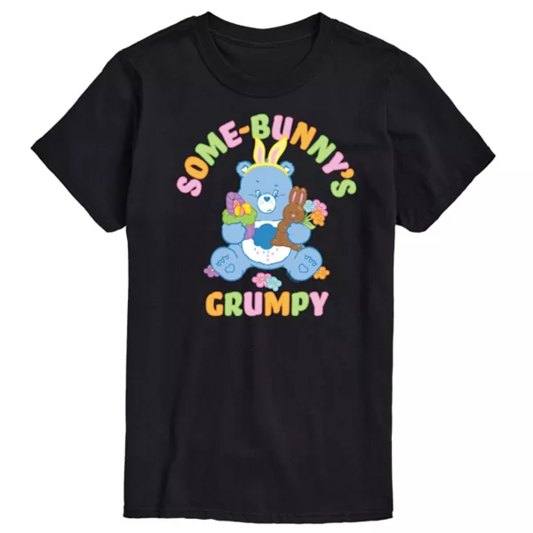 

Мужская футболка Care Bears "Сердитый зайка" с принтом Licensed Character, черный