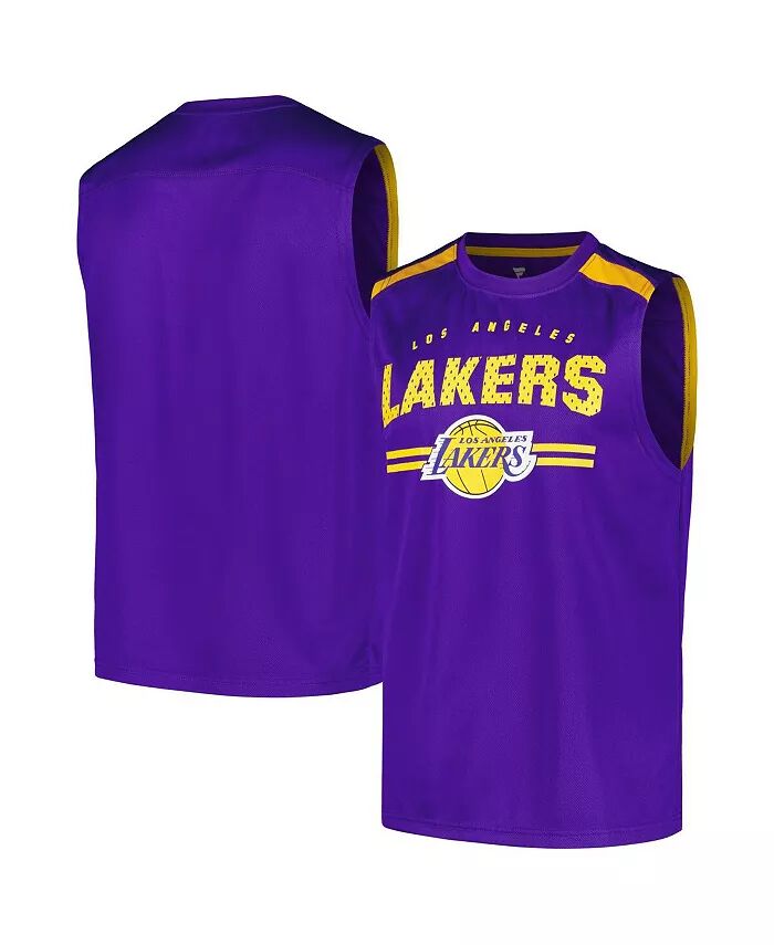 

Мужская фиолетовая майка-топ Los Angeles Lakers Birdseye Muscle Fanatics