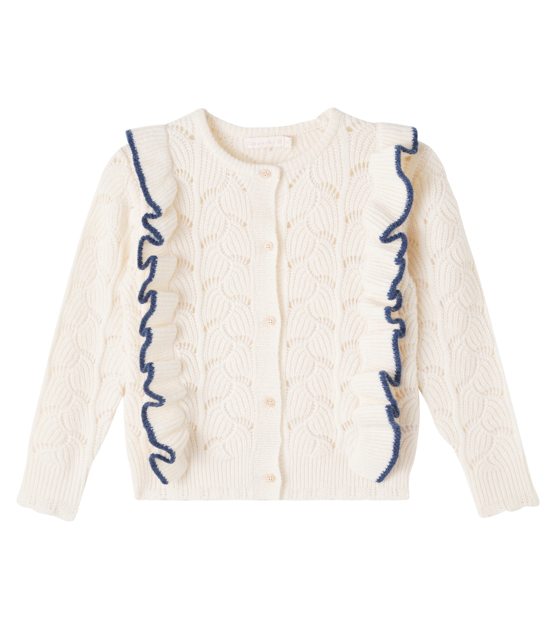 

Кардиган Вивиана с оборками C'era Una Volta, кремовый