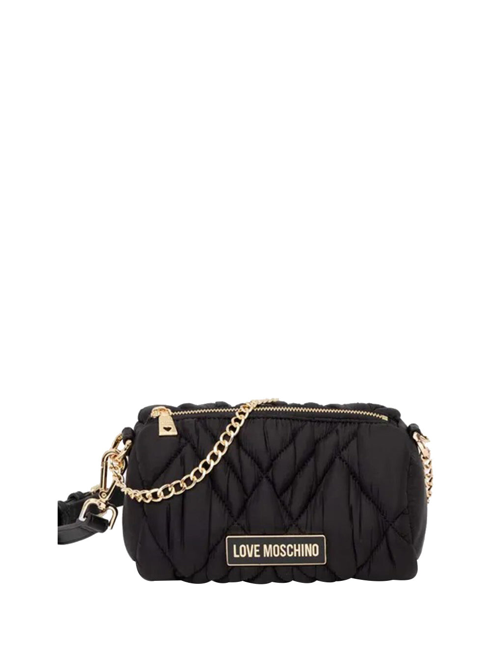 

Черная женская сумка через плечо Moschino
