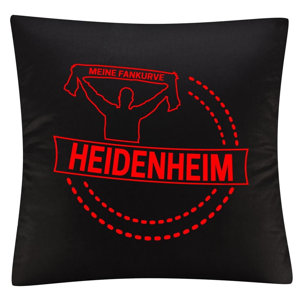 

Чехол на подушку multifanshop - Heidenheim - My Fan Curve, черный, размер один размер