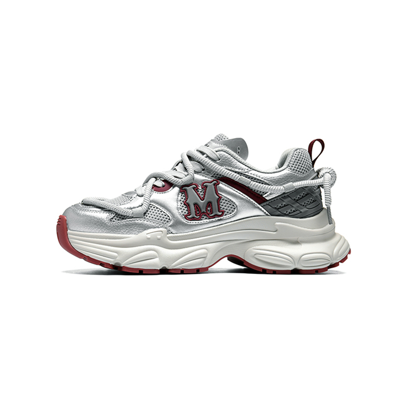 

FAIRWHALE Низкие массивные кроссовки мужские - черные серебристые, цвет Black Silver