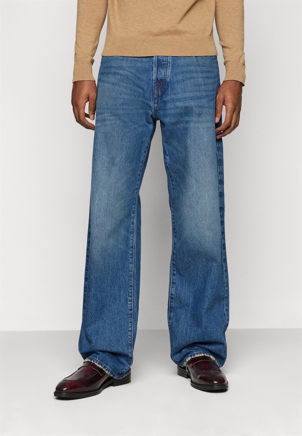 

Джинсы свободного кроя, темный цвет 90S LOOSE ORGANIC GAP, цвет dark wash