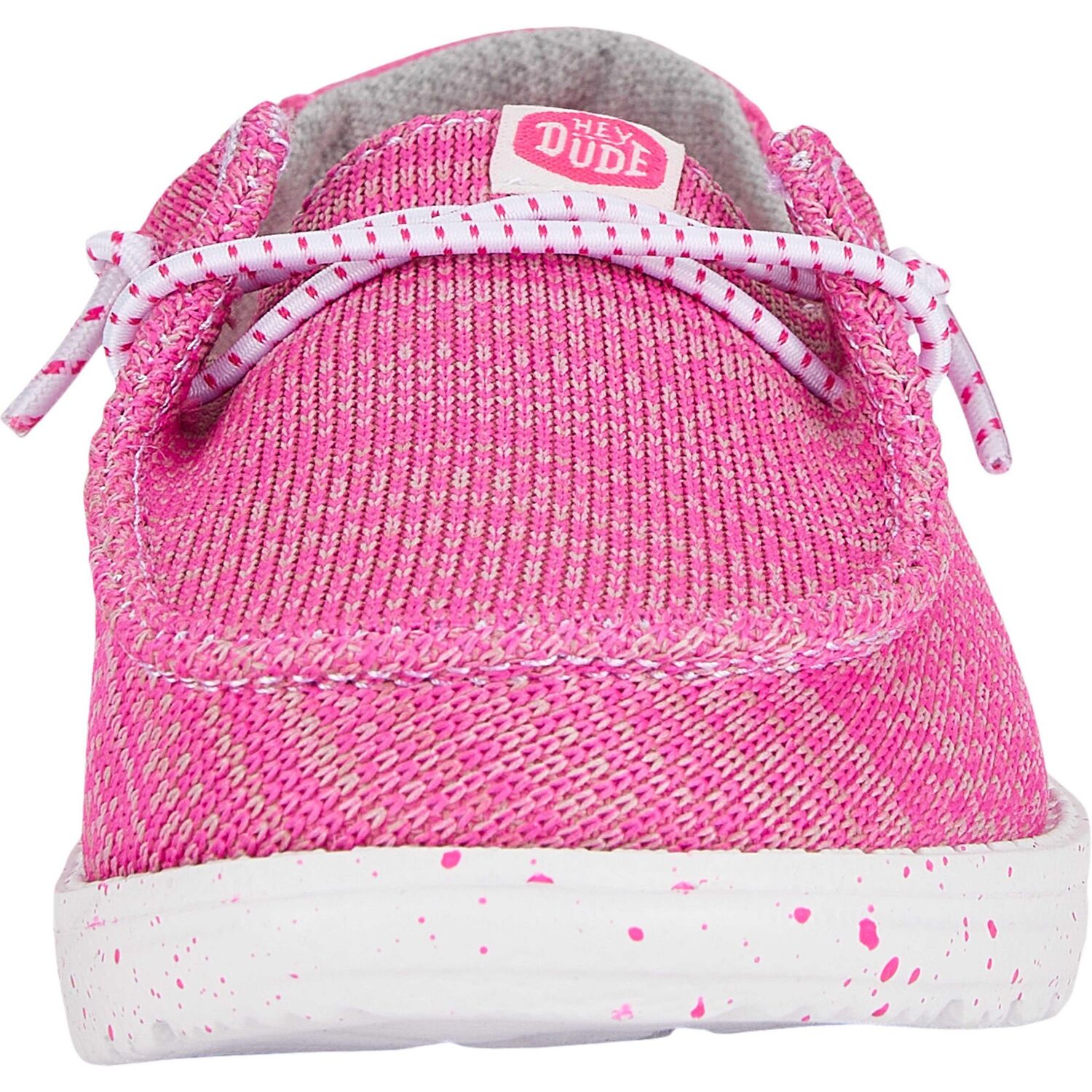 Детские спортивные повседневные кроссовки Wendy Youth Sport Mesh (для девочек младшего и старшего возраста) Hey Dude, Bright Pink — фото 3