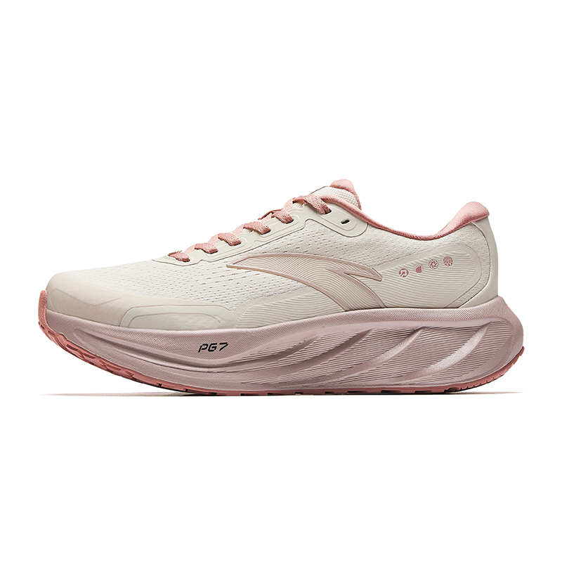 

ANTA Женские кроссовки Casual Running низкие Fish Belly White с устойчивым к истиранию покрытием