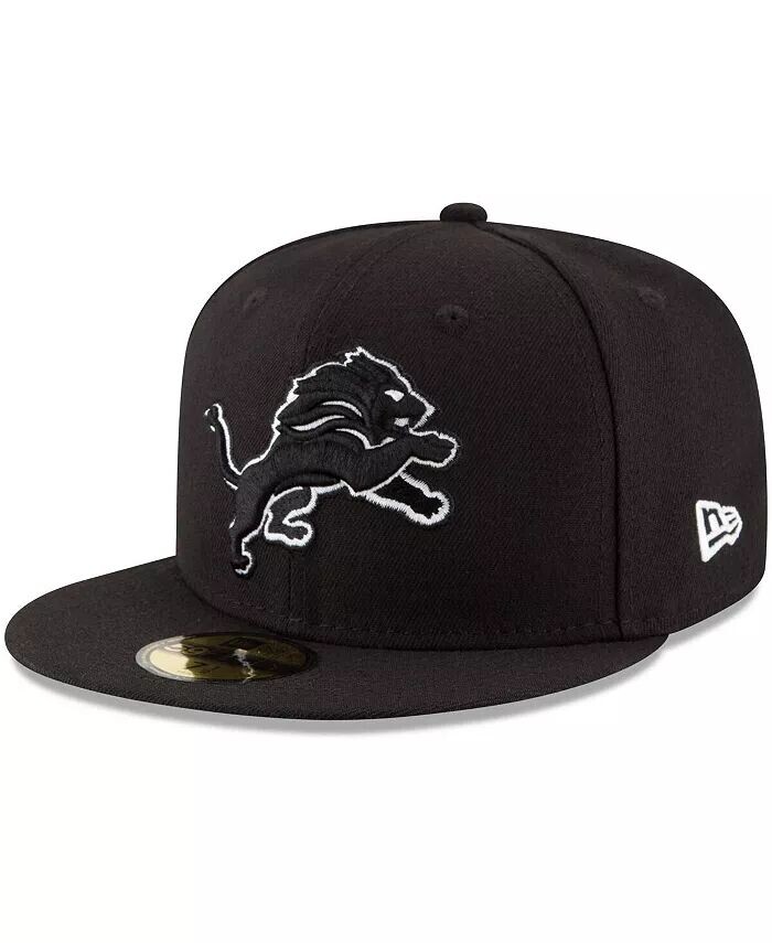 

Мужская черная приталенная шляпа Detroit Lions B-Dub 59FIFTY New Era, черный