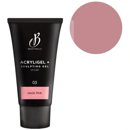 

Acryligel+ Маска в тюбике розовая 30 г Beautynails