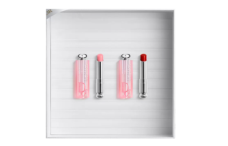 

Набор из 2 бальзамов для губ phantom с эффектом изменения цвета для ухода за кожей, осветляющий и увлажняющий DIOR