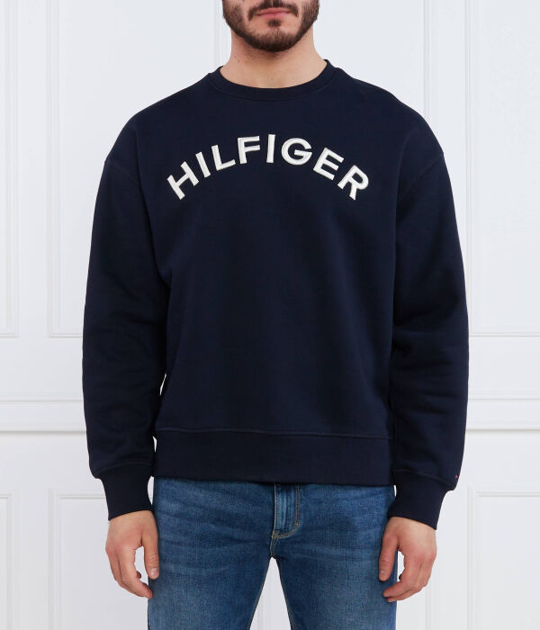 

Толстовка Tommy Hilfiger Regular Fit с логотипом, синий / белый