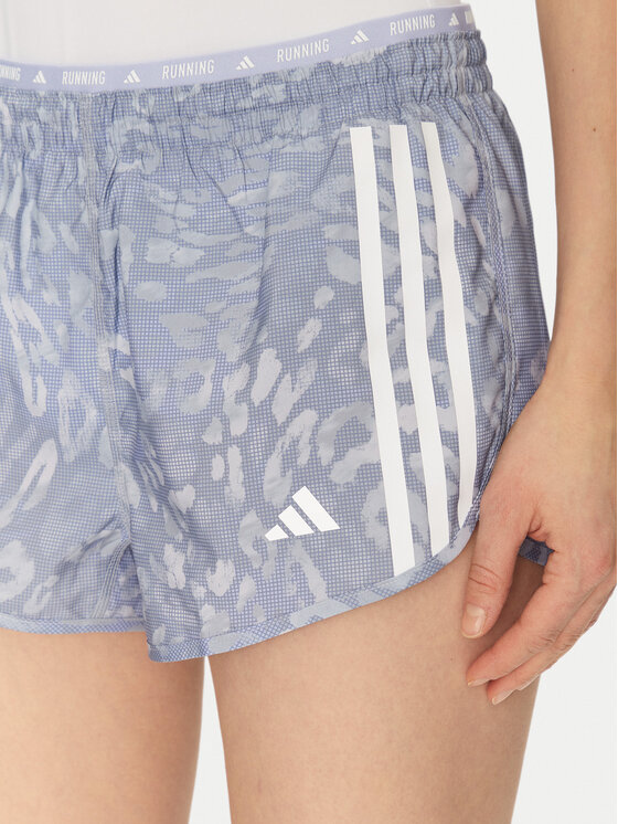 Спортивные шорты обычного кроя Own the Run 3-Stripes JD7759 Adidas, синий — фото 4