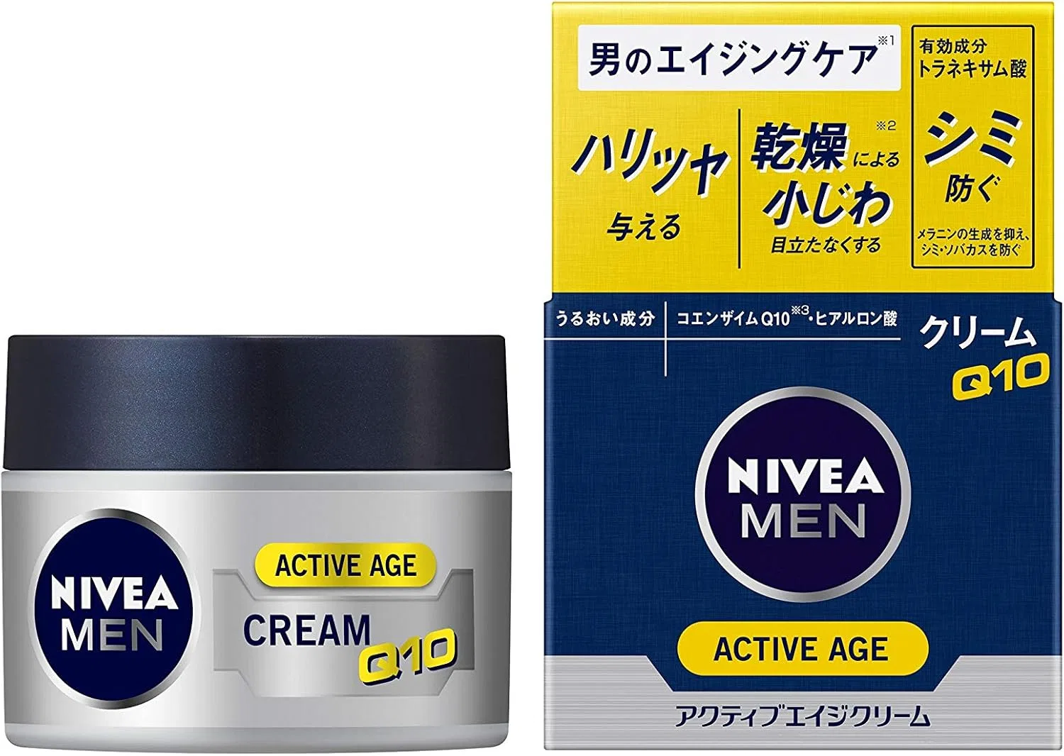 Крем для лица Nivea — Дневной Men Active Age Cream для мужчин, , антивозрастной, отбеливающий, без спирта, 50 г