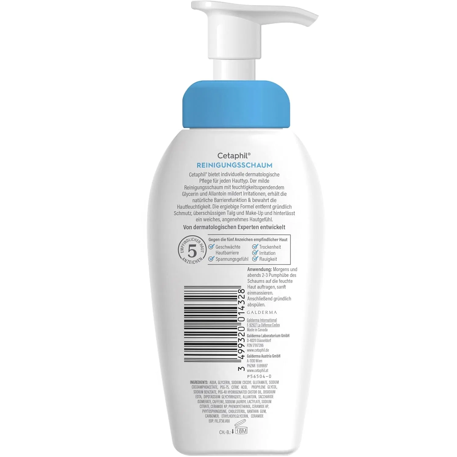 Пенка для умывания Cetaphil — Очищающая пенка «Cleansing Foam» от, 200 мл — фото 2