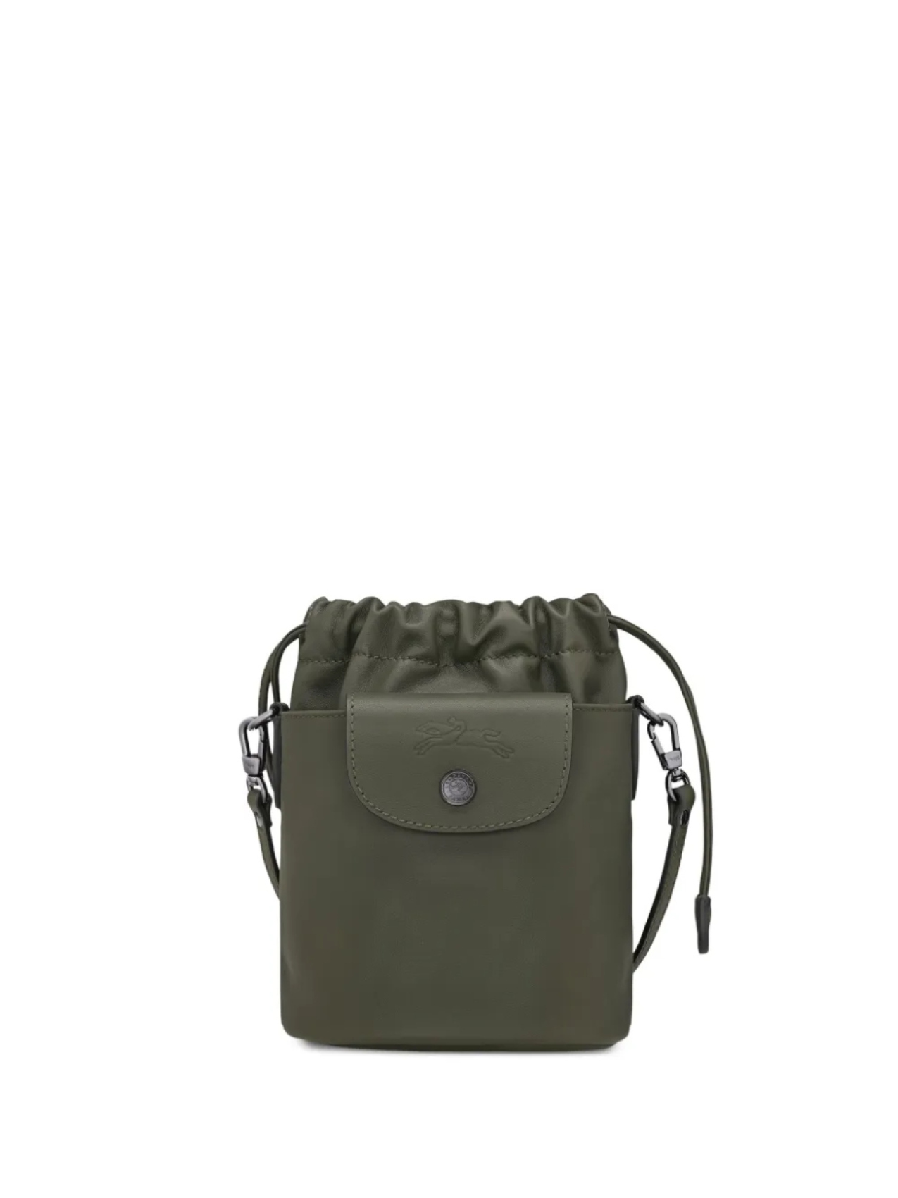 

Longchamp маленькая сумка-ведро Le Pliage, зеленый