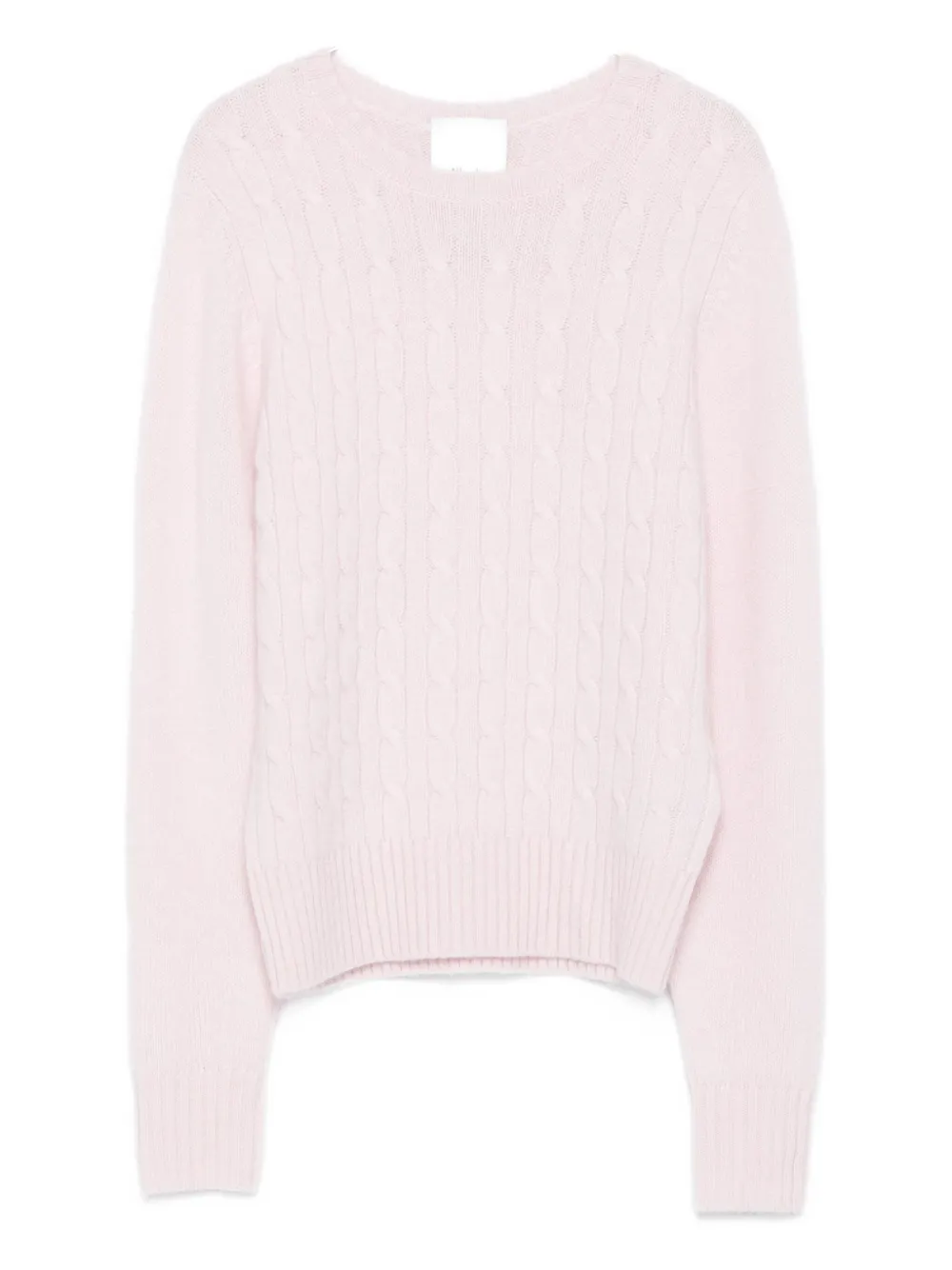 

Свитер фактурной вязки ALLUDE, розовый