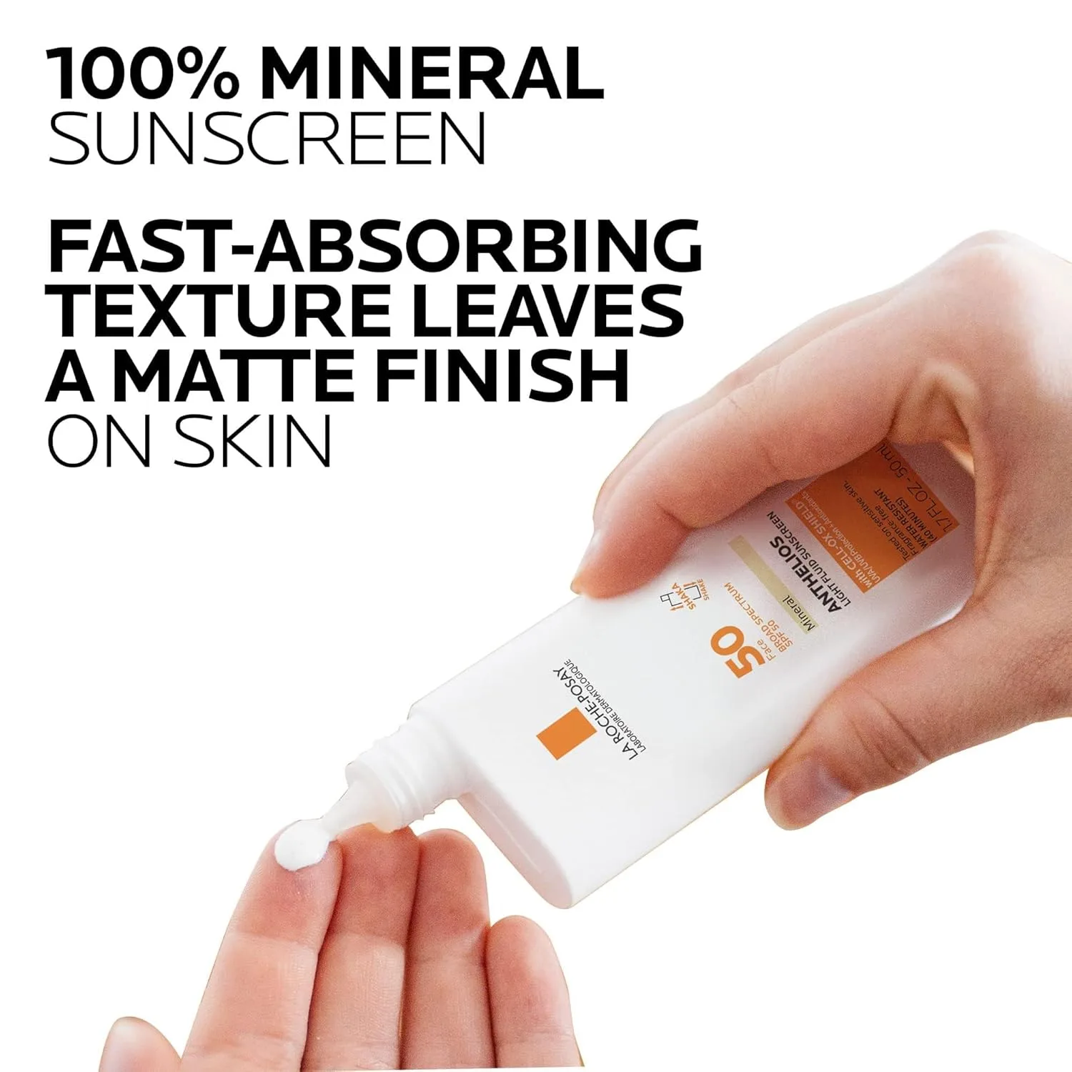 La roche-posay anthelios солнцезащитный крем SPF 40, ультралегкая жидкость широкого спектра SPF 40, для лица с диоксидом титана, легкий и быстро впитывающийся, без масла, матовый финиш, Non-Tinted — фото 3
