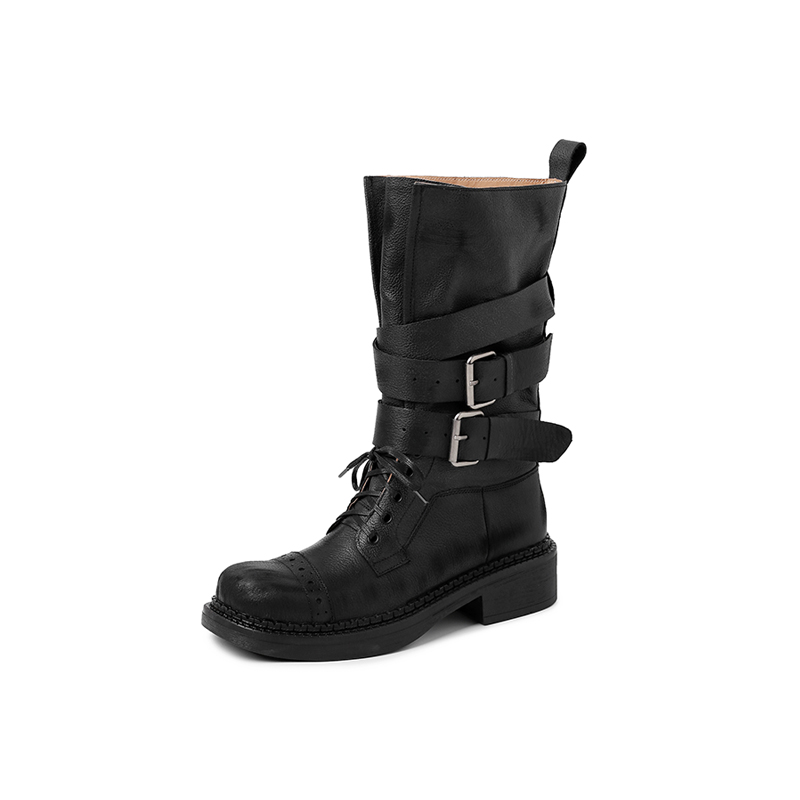 Ботильоны женские 4 см AIQINISHA, Black
