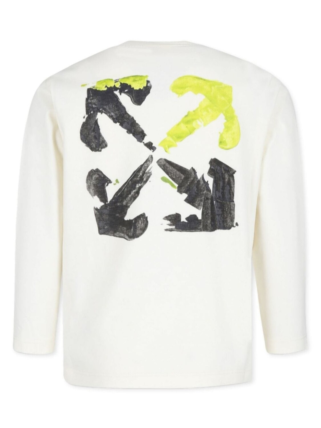 Off-White Kids футболка из хлопка с принтом стрелы, белый — фото 2