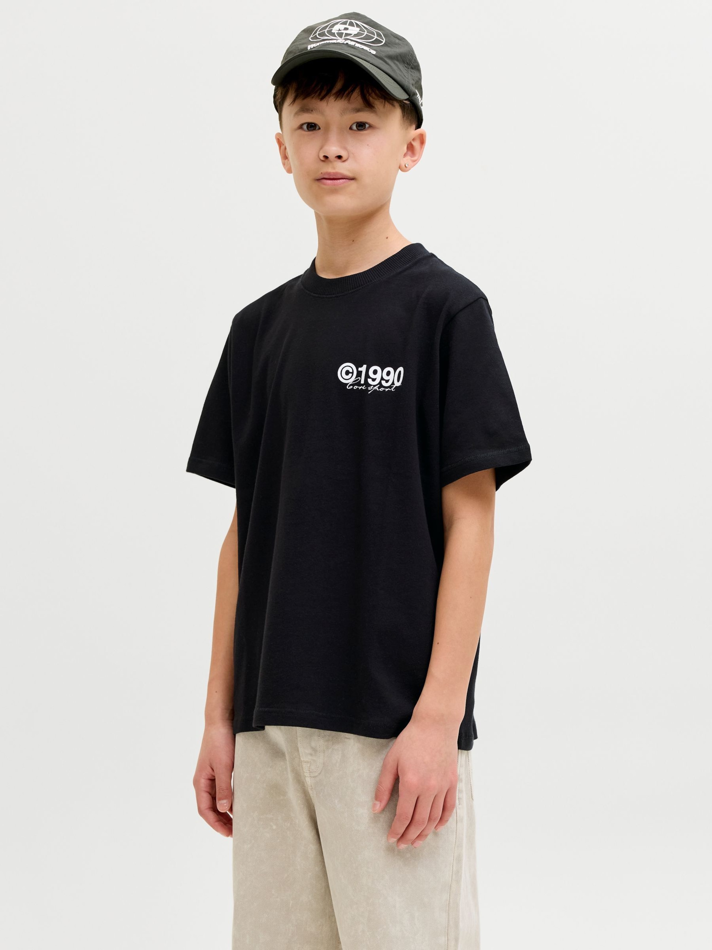 Jack & Jones Junior Футболка в черном цвете — фото 3
