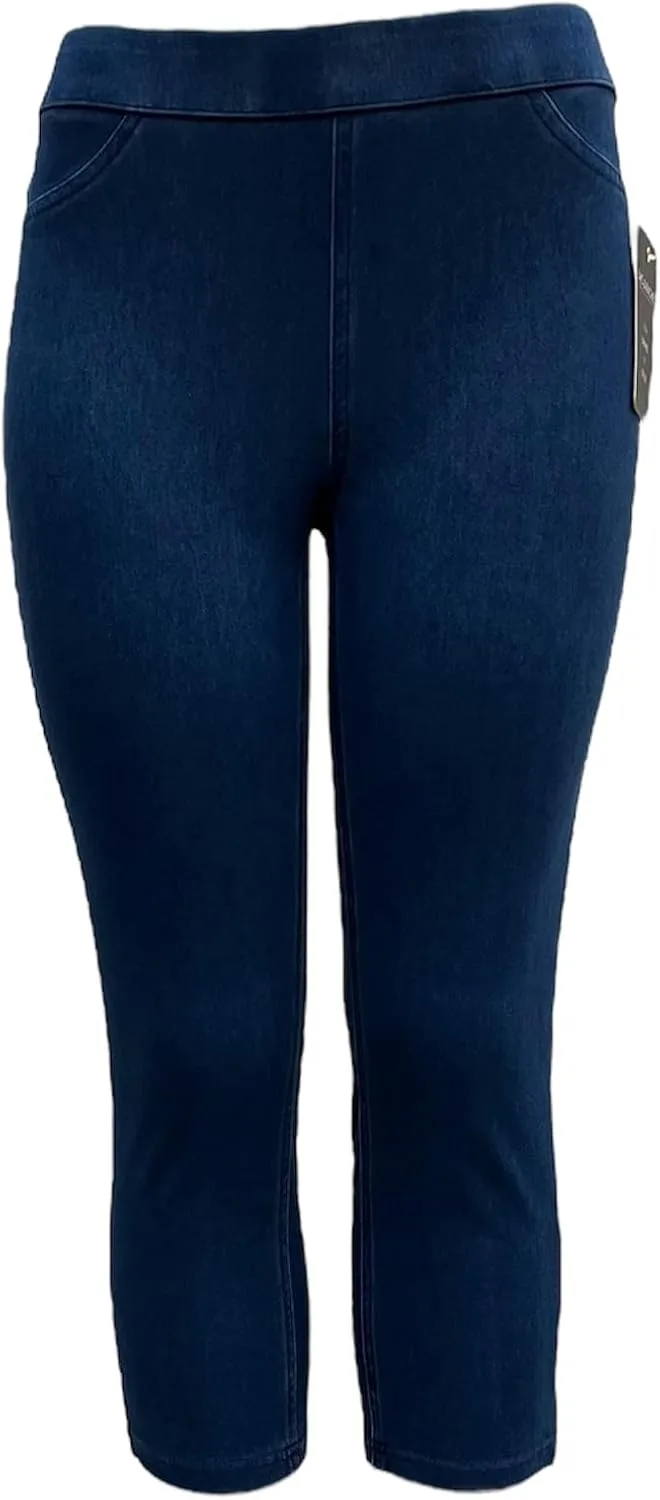 

Zac & Rachel женские джинсы-капри с зауженным кроем на резинке и задними карманами