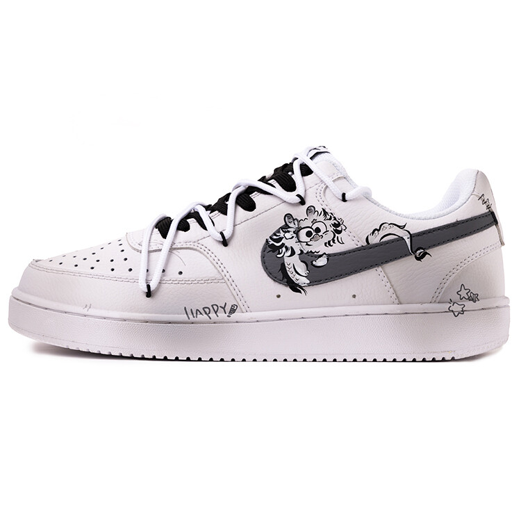 

Кроссовки Nike Court Vision 1 Skateboarding Shoes Men Low-top Grey/white, серый