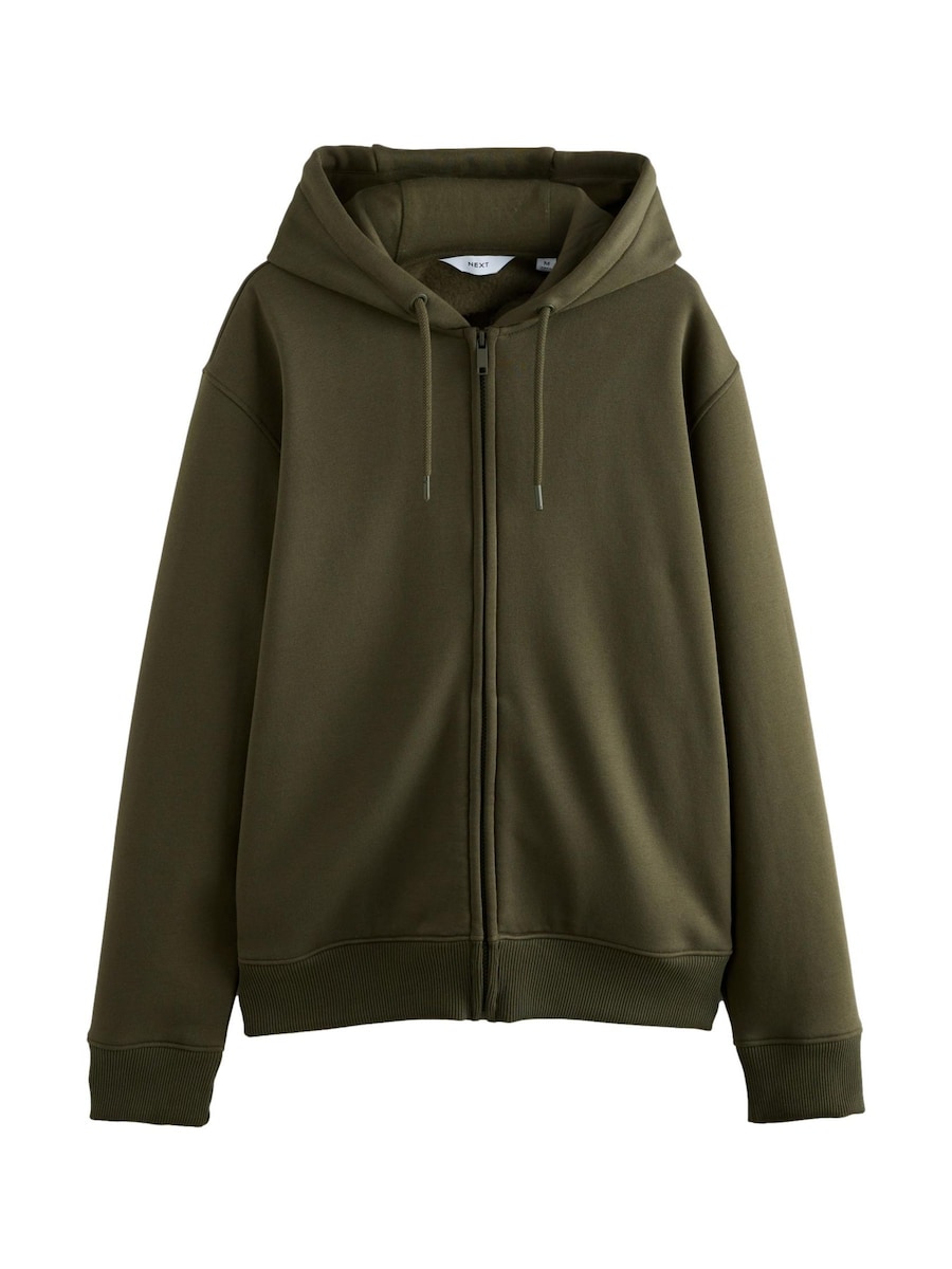 

Толстовка с капюшоном на молнии Next, хаки