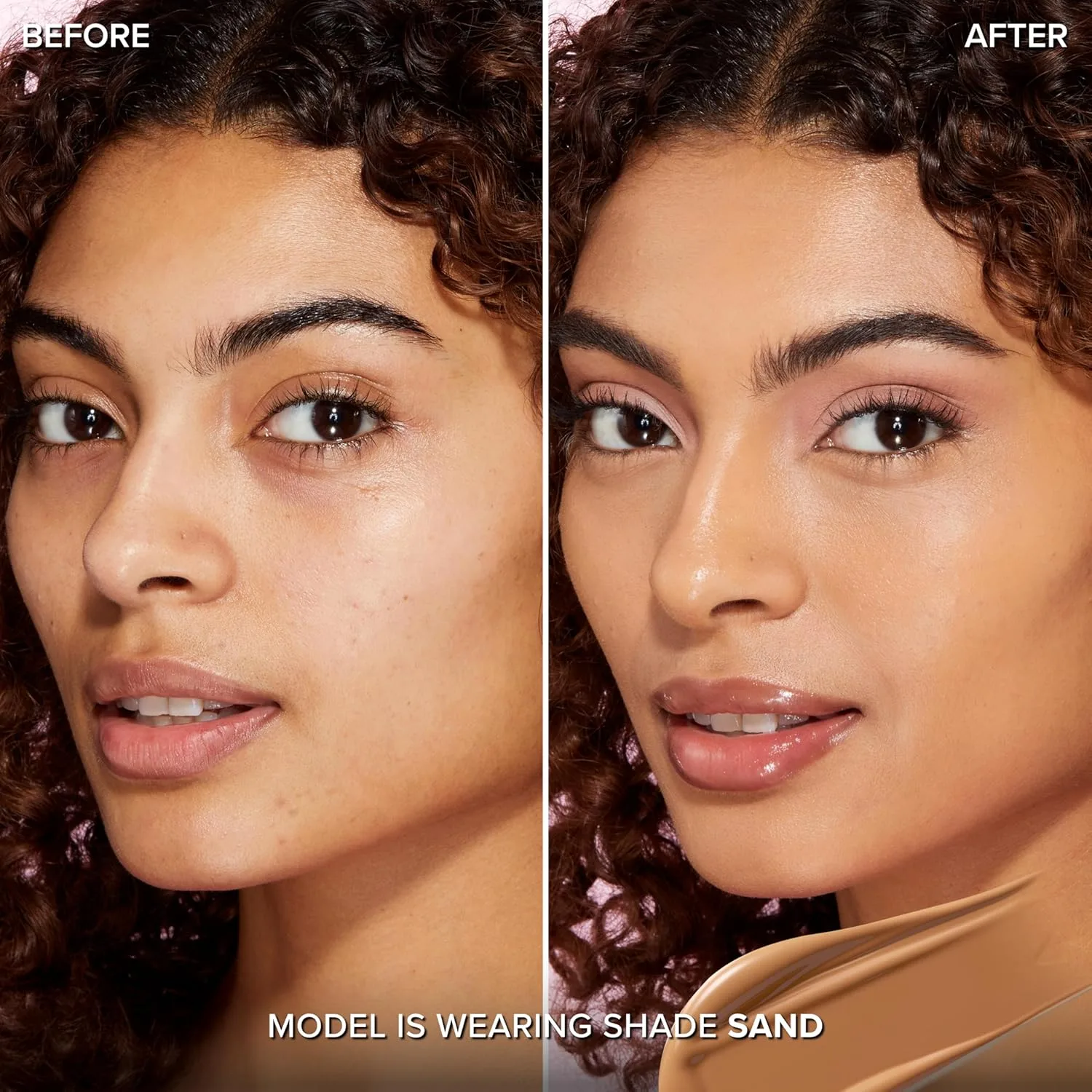 Тональный крем Too Faced Born This Way Natural Finish Longwear Liquid Foundation | Среднее и плотное покрытие | Увлажняющий + без масел, 15 Sand (Medium with Golden Undertones) — фото 2