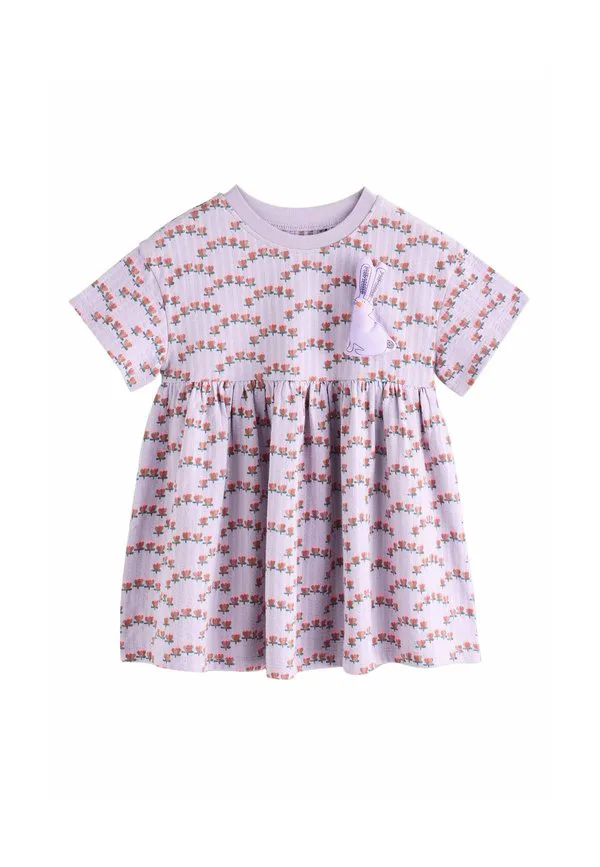 Трикотажное платье стандартного кроя Next, Lilac Bunny