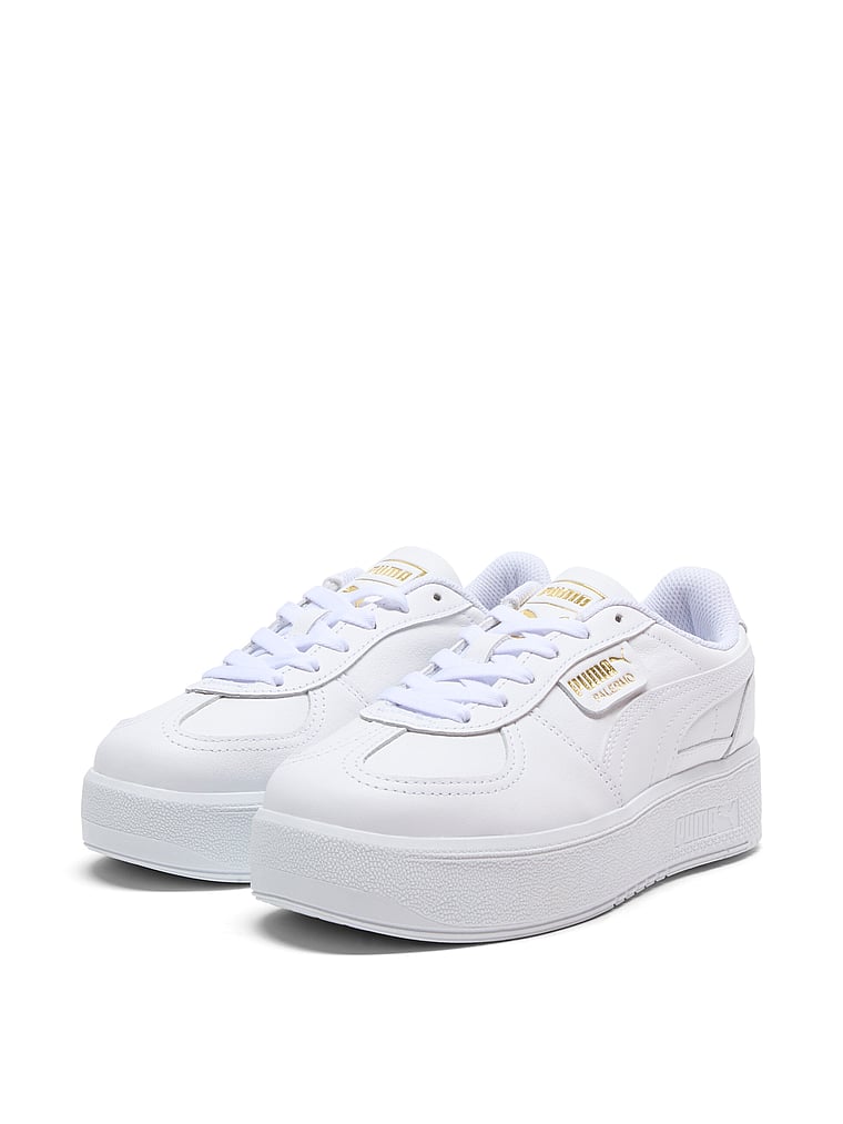 Кожаные кроссовки Palermo elevata Puma, белый