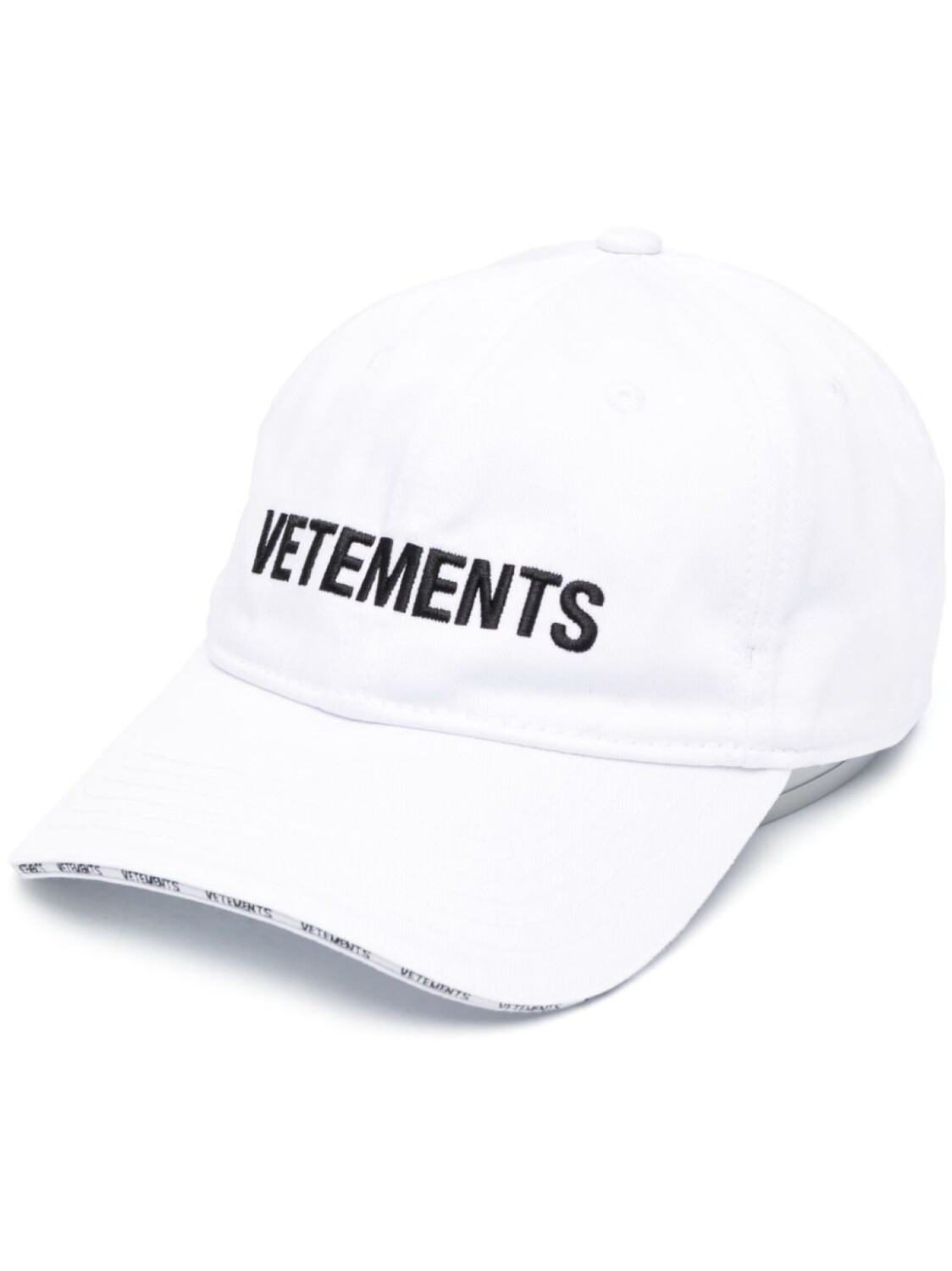 

Бейсболка с вышитым логотипом VETEMENTS, белый