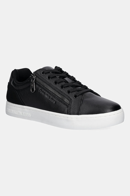 

Кожаные кроссовки CLASSIC CUPSOLE ZIP LOW IN Calvin Klein Jeans, черный