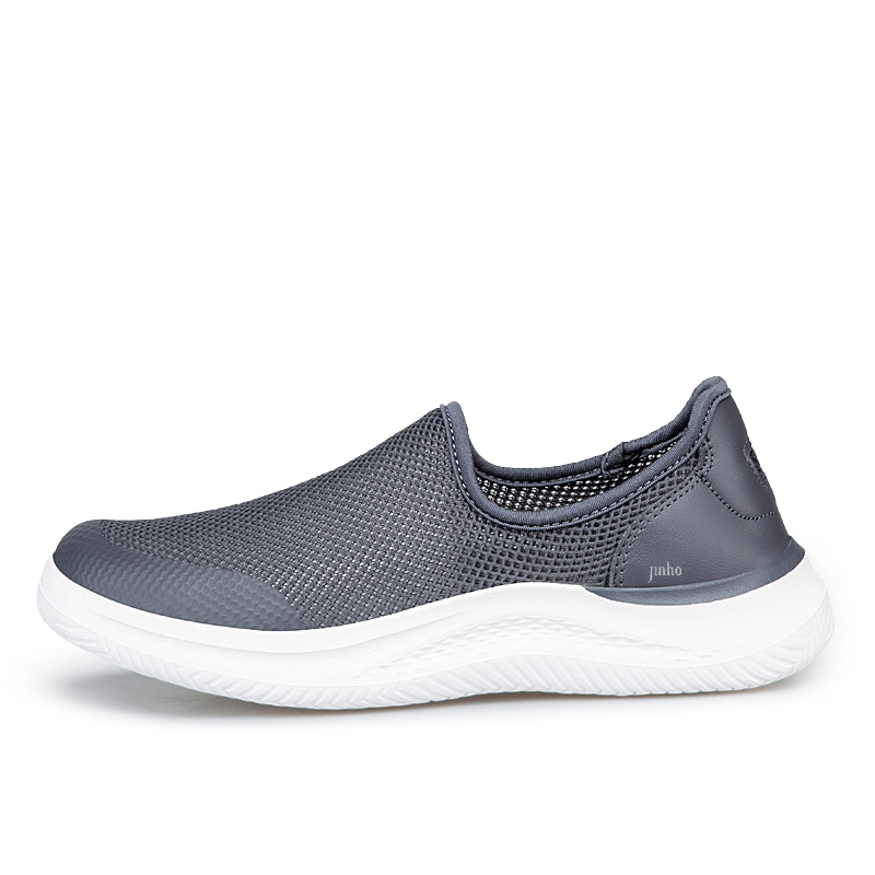 

Jinho Мужские повседневные туфли низкие черные серые синие темно-серые, цвет Dark Gray