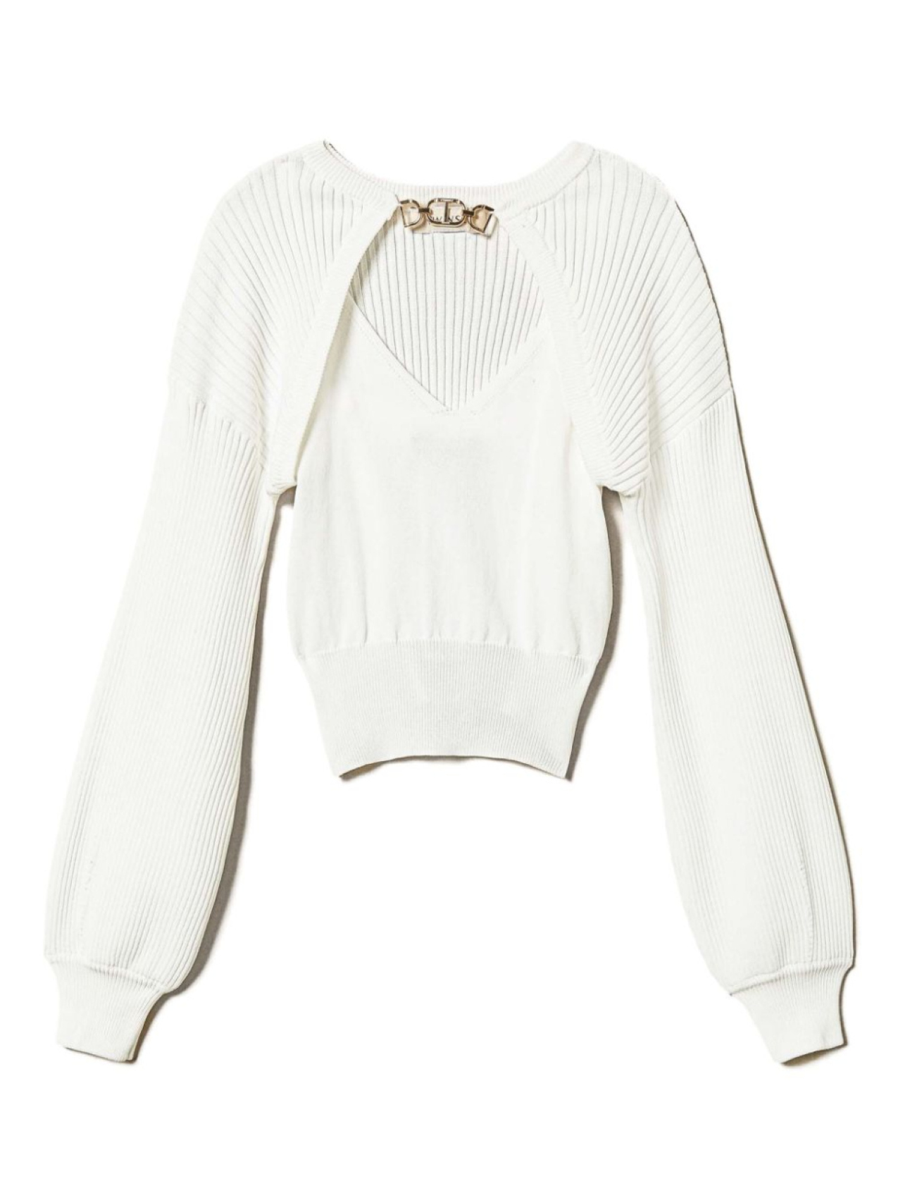 

TWINSET Kids комплект со свитером, белый