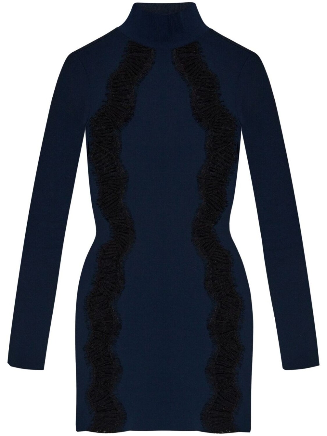 

Stella McCartney мини-платье с перфорированными деталями, синий