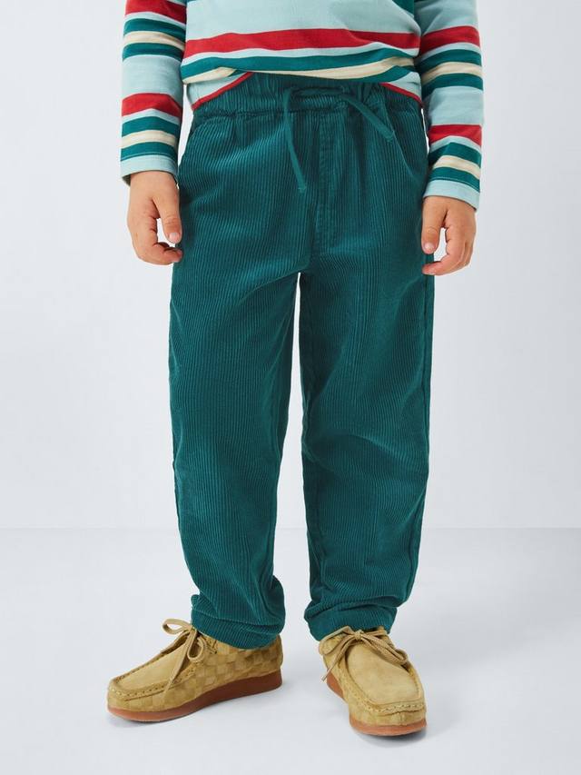 

Детские уютные брюки из вельвета John Lewis, Teal