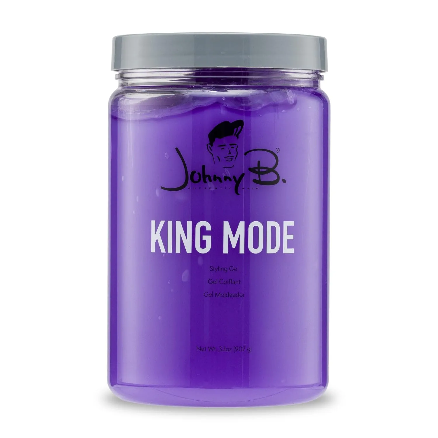 JOHNNY B. Professional Grooming Set - гель для волос Mode 64 oz, Lucky Boy 32 oz и King Mode 32 oz + Carbon Texturizing Combs (2 шт) - набор для укладки — фото 4