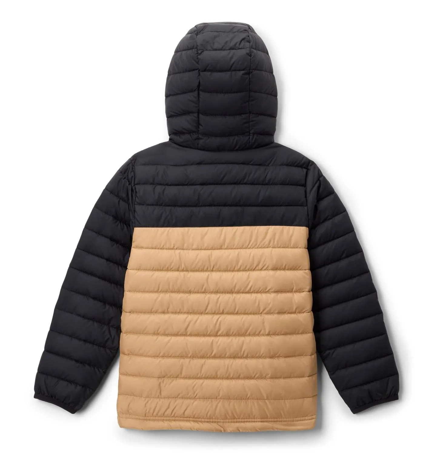 Облегченная утепленная куртка с капюшоном Powder Lite II Columbia, Canoe/Black — фото 2