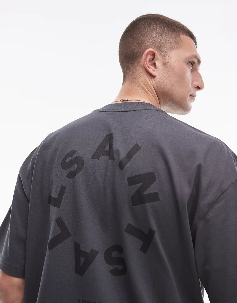 

Футболка Tierra oversize темно-синего цвета AllSaints