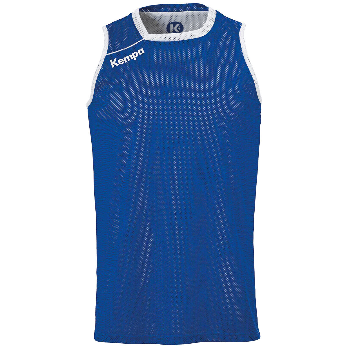 

Рубашка Kempa TankTop REVERSIBLE, цвет royal/weiß