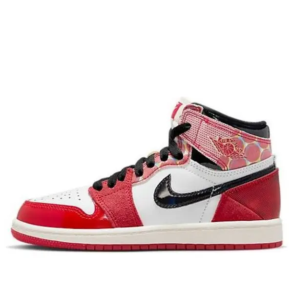 

Кроссовки (PS) Air Jordan 1 Retro High OG x Marvel 'Spider-Man: Across the Spider-Verse', красный